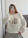 Світшот Індіго &ldquo;memes sweatshirt&rdquo; Білий, One size F2461 фото 1