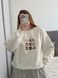 Світшот Індіго &ldquo;memes sweatshirt&rdquo; Білий, One size F2461 фото 3