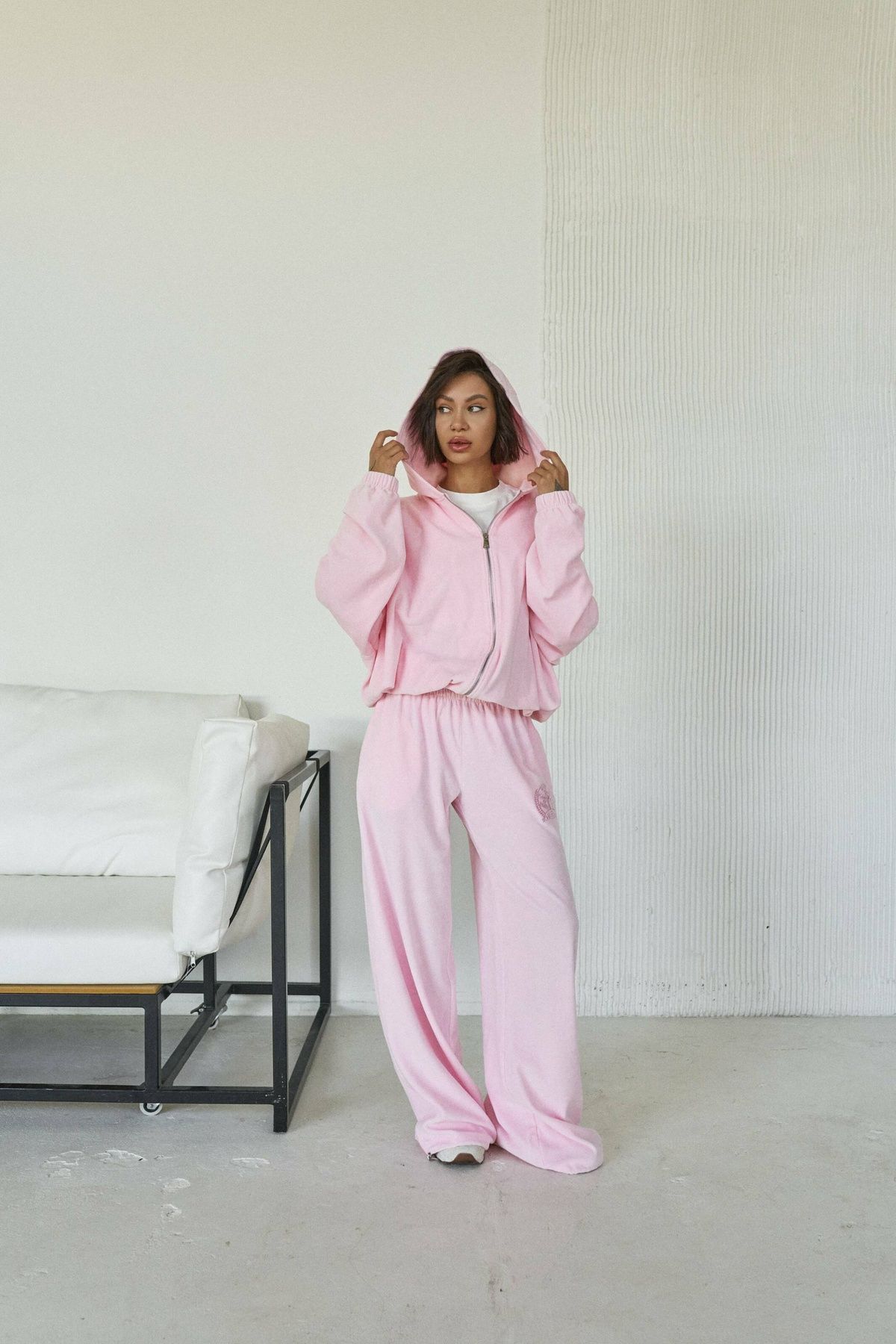 Кофта tape velour зефір, one size F2481 фото