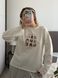 Лонгслів longline з принтом "memes longsleeve" білий, one size F2442 фото 1